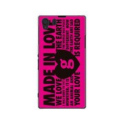 SOL23-YCM2P0441-78 [オリジナルデザイン au SOL23 Xperia Z1 ケース 【MADE IN LOVE pink design】]