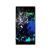 SOL23-YCM2P0445-78 [オリジナルデザイン au SOL23 Xperia Z1 ケース 【Smash Paint Graphics - Cool Blue】]