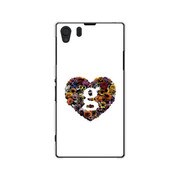 SOL23-YCM2P0464-78 [オリジナルデザイン au SOL23 Xperia Z1 ケース 【Lovegram Flower Heart white】]