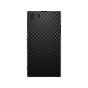 SOL23-YCM2P0489-78 [オリジナルデザイン au SOL23 Xperia Z1 ケース 【ブラックカーボンパターン Delicate】]