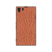 SOL23-YCM2P0518-78 [オリジナルデザイン au SOL23 Xperia Z1 ケース 【オーストリッチ パターン レットブラウン】]