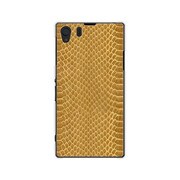 SOL23-YCM2P0524-78 [オリジナルデザイン au SOL23 Xperia Z1 ケース 【ヘビ柄 イエローミックス】]