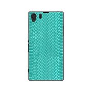 SOL23-YCM2P0525-78 [オリジナルデザイン au SOL23 Xperia Z1 ケース 【ヘビ柄 グリーンミックス】]