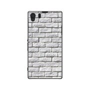 SOL23-YCM2P0571-78 [オリジナルデザイン au SOL23 Xperia Z1 ケース 【レンガ パターン ホワイト A】]