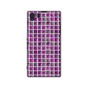 SOL23-YCM2P0582-78 [オリジナルデザイン au SOL23 Xperia Z1 ケース 【スウェーデン タイル パープル】]