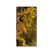 SOL23-YCM2P0597-78 [オリジナルデザイン au SOL23 Xperia Z1 ケース 【ゴールドドラゴン 金龍】]