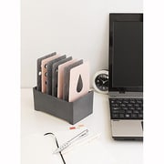 加湿器　グレー×ピンク ブラック容器 モイスカード