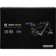 ショットノート<横型>(ツインリング) 5mmドット方眼タイプ 黒 9154DHクロ