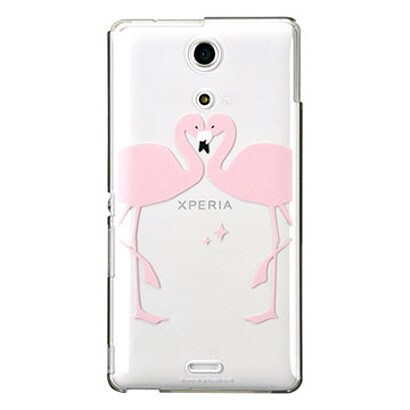 CP-LAXPA0345 [Xperia A用 ケース ctrl＋レイヤード  フラミンゴ]