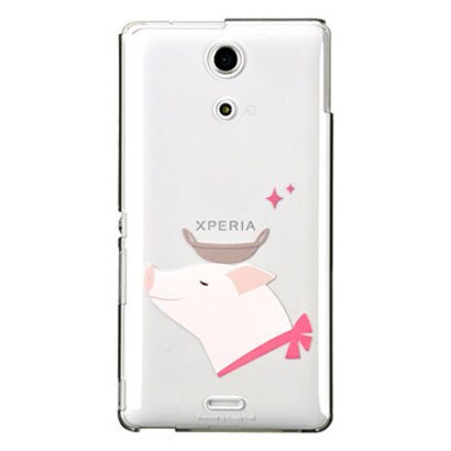 CP-LAXPA0352 [Xperia A用 ケース ctrl＋レイヤード  ブタ]