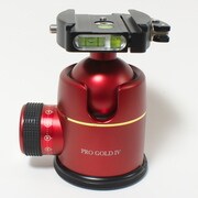 プレミアム ボールヘッド プロ ゴールド 4 Easy QR レッド PCL-00069