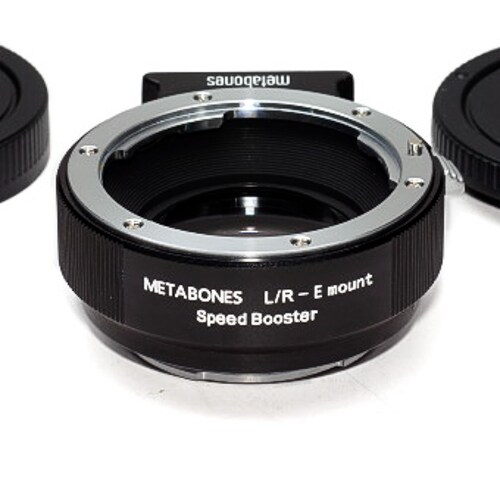SONY NEX Eマウント用 SPEED BOOSTER ライカR アダプター ブラック METABONES-0033