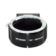 マイクロフォーサーズマウント用 ニコンF アダプター Ver2 ブラック METABONES-0049