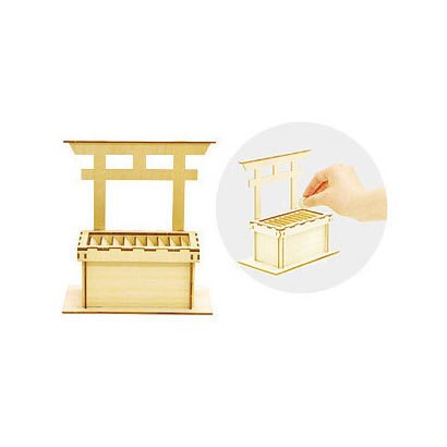 Wooden Art KI-GU-MI 賽銭箱 貯金箱