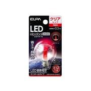 LDG1CR-G-E12-G237 [LED電球 E12口金 レッド クリア LED elpaball mini（エルパボｰル ミニ）]