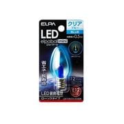 LED電球 E12口金 ブルー クリア LED elpaball mini(エルパボール ミニ) LDC1CB-G-E12-G308