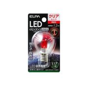LED電球 E17口金 レッド LED elpaball mini（エルパボール ミニ） LDA1CR-G-E17-G457