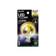 LED電球 E17口金 イエロー クリア LED elpaball mini（エルパボｰル ミニ） LDG1CY-G-E17-G264