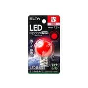 LED電球 E17口金 レッド LED elpaball mini(エルパボール ミニ) LDG1R-G-E17-G244