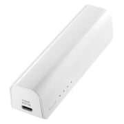 iPhone・スマートフォン用モバイルバッテリー(3000mAh) USB出力:1ポート 最大:1A 白 ISMB-S3000W
