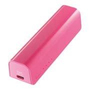 iPhone・スマートフォン用モバイルバッテリー(3000mAh) USB出力:1ポート 最大:1A 桃 ISMB-S3000P