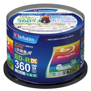 BD-R(Video) <片面2層> 1回録画用 260分 1-4倍速 50枚スピンドルケース VBR260YP50V2