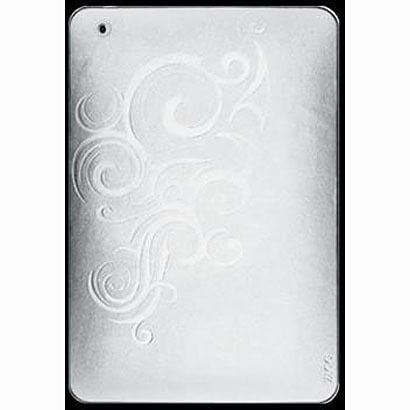 iPad Mini用 ZAGG Leatherskins for iPad mini White Embossed ザグ レザー ホワイト ZAGG LEATHERSKINS FOR IPAD MINI(WHITE EMBOSSED)