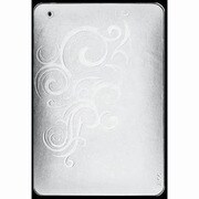 iPad Mini用 ZAGG Leatherskins for iPad mini White Embossed ザグ レザー ホワイト ZAGG LEATHERSKINS FOR IPAD MINI(WHITE EMBOSSED)