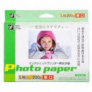 フォトペーパー光沢L判 200枚 PA-CG2-L/200 フォトペーパー光沢L判 200枚