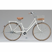 シティサイクル カジュナ ベーシックライン デラックスベルト 27型 内装3段変速 E.Xバニラホワイト CB73B4