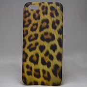 MINIOPAL CASE 20178 [iPhone5/5S用 ヒョウ柄 プラスチック ベージュ×ブラック]