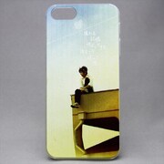 MINIOPAL CASE 20291 [iPhone5/5S用 オリジナルプリントシリーズ・人 プラスチック ブルー]