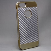 MINIOPAL CASE 20062 [iPhone5/5S用 カーボン調高質ケース アルミ シルバー×シルバー]