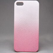 MINIOPAL CASE 20079 [iPhone5/5S用カラーグラデーション ３Ｄケース プラスチック ピンク×ホワイト]