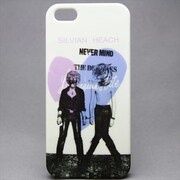 MINIOPAL CASE 20505 [iPhone5/5S用 オリジナルプリントケース 人 アニマル ハート プラスチック ホワイト×ブルー]