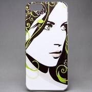 MINIOPAL CASE 20147 [iPhone5/5S用 オリジナルプリント 人 女性 プラスチック ホワイト]