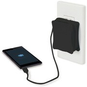 ケーブル収納型スマートフォン専用AC充電器 JK1000M-BK