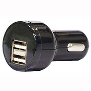 USB2ポートシガーソケットチャージャー PCCE-2BK