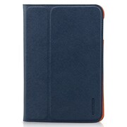 LeatherLook Classic with Front cover for iPad mini (Retina/第1世代) ネイビーブルー/バレンシアオレンジ TUN-PD-100037