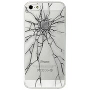 OSY-I5S-308 [iPhone5/5sケース クリアー Crazing]