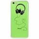 OSY-I5C-304 [iPhone5cケース クリアー Headphone]