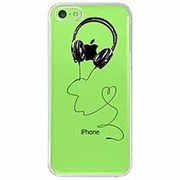 OSY-I5C-304 [iPhone5cケース クリアー Headphone]