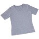汗ジミ対策着やせTシャツL杢グレー 405931