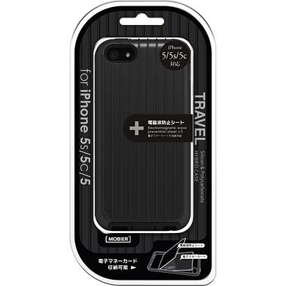 MB-IP5STRBK [iPhone 5/5s/5c TRAVEL ハイブリッドケース ブラック]