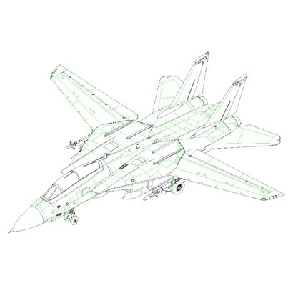 03910 [1/144 アメリカ海軍 F-14A トムキャット]