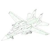 03910 [1/144 アメリカ海軍 F-14A トムキャット]