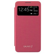 GALAXY J用Sビューカバー ピンク EF-CN075BPEGJP