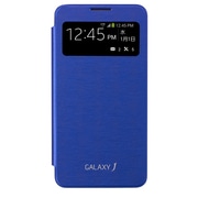 GALAXY J用Sビューカバー ブルー EF-CN075BLEGJP