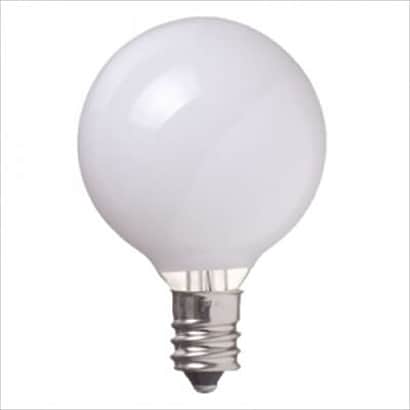 白熱電球 ボール電球 E12口金 100～110V 40W形 40mm径 G40 E12 100/110V-40W(S)