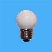白熱電球 ボール電球 E17口金 100~110V 40W形 40mm径 G40 E17 100/110V-40W(S)